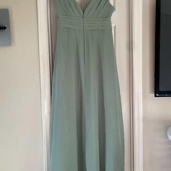 Azazie Julianna Dress Matcha Green A16 - Picture 4 of 7